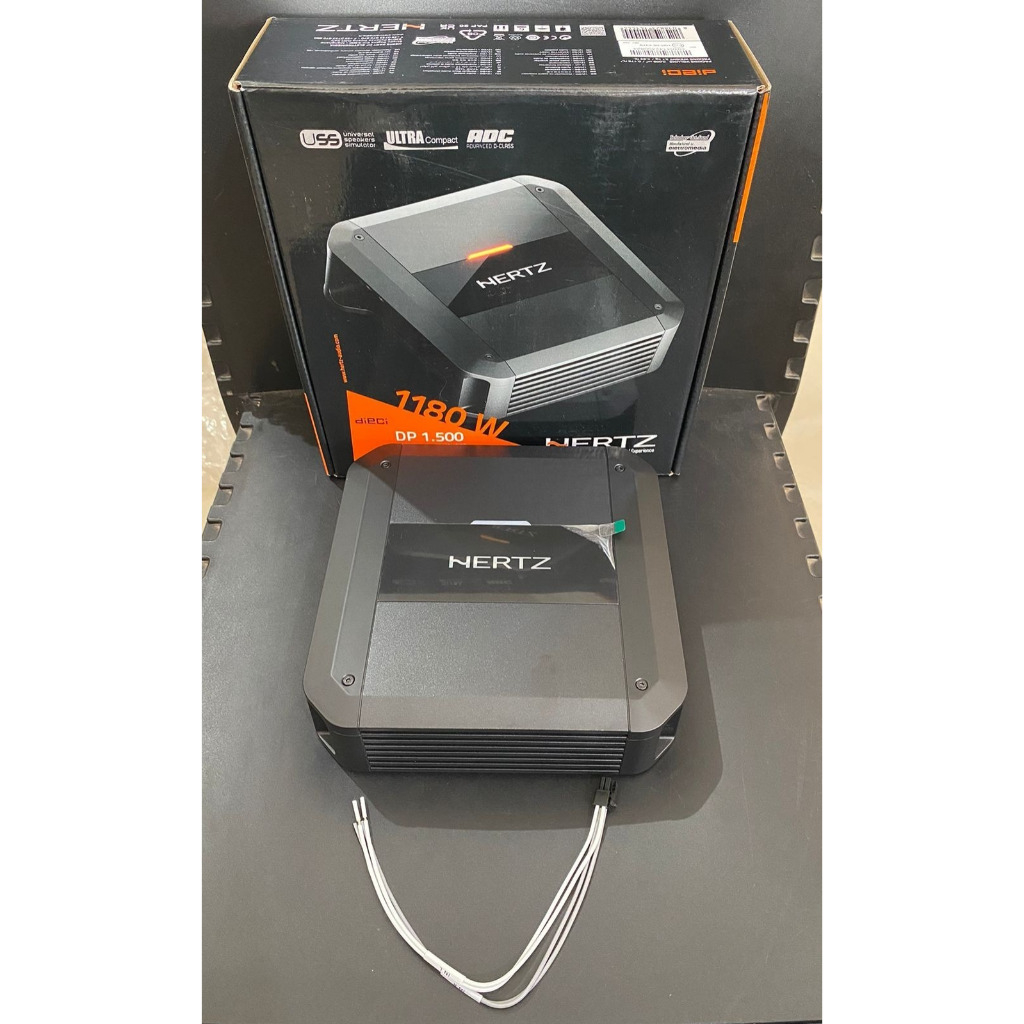 POWER HERTZ DP 1.500 MONOBLOCK POWER AMPLIFIER CLASS D HIRES AUDIO ITALY