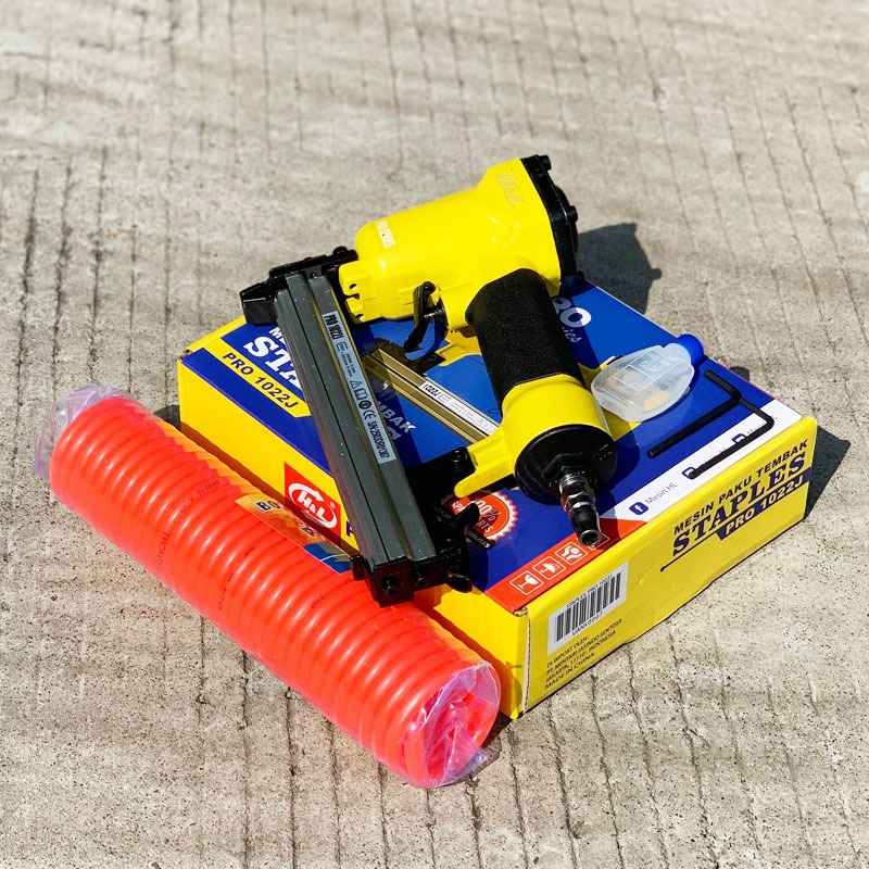 

DANIPERSIK123 - STAPLES ANGIN DCA 1022J MESIN PAKU TEMBAK AIR NAILER GUN U-TYPE