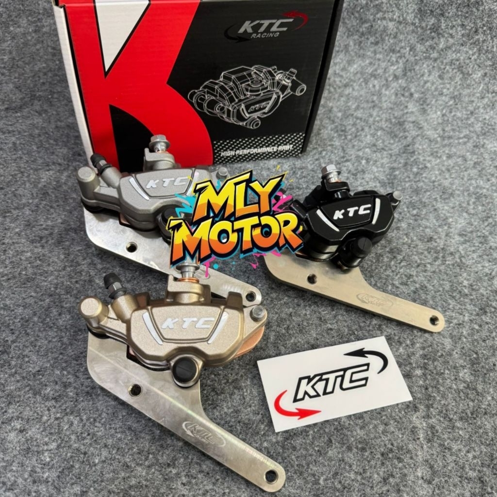KALIPER KTC HYLOZ 2 PISTON KALIPER STANDAR 260 BEAT VARIO SCOOPY GENIO MIO SMILE  ORIGINAL KTC RACIN