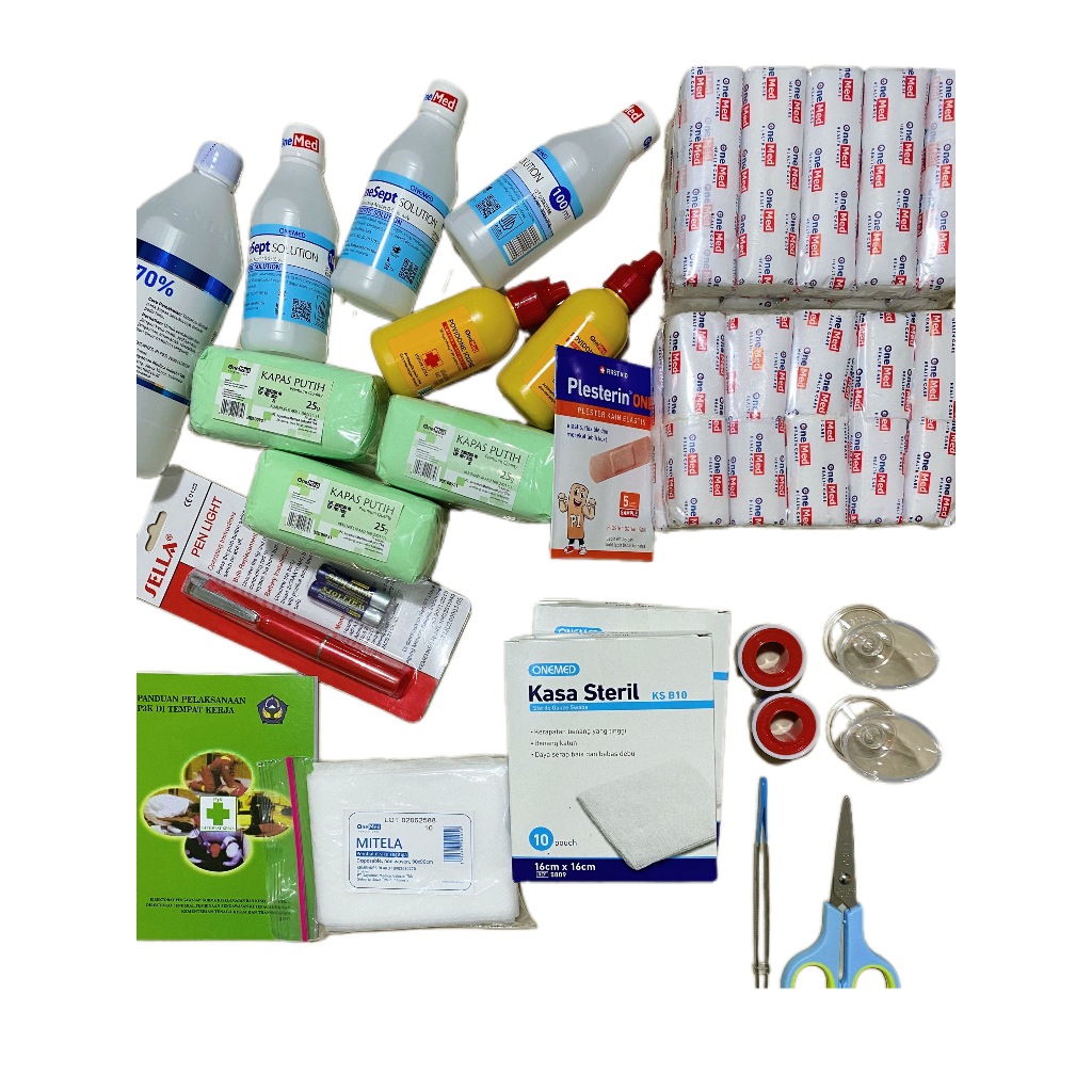 PERLENGKAPAN ISI Paket P3K Tipe B / First Aid Isi Type B / Hanya isi P3K Type B