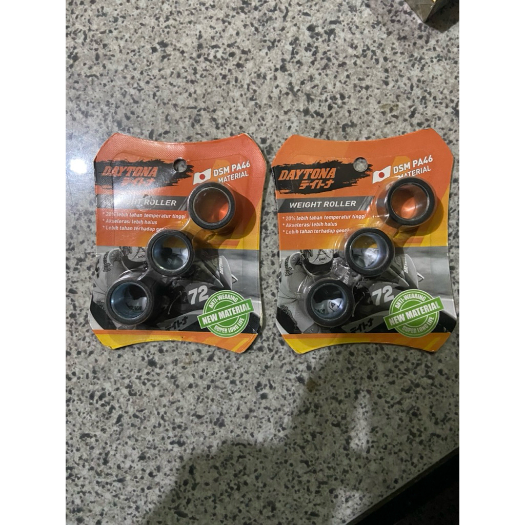 New Roller Daytona Vario 125/150 9 Gram - 6pcs
