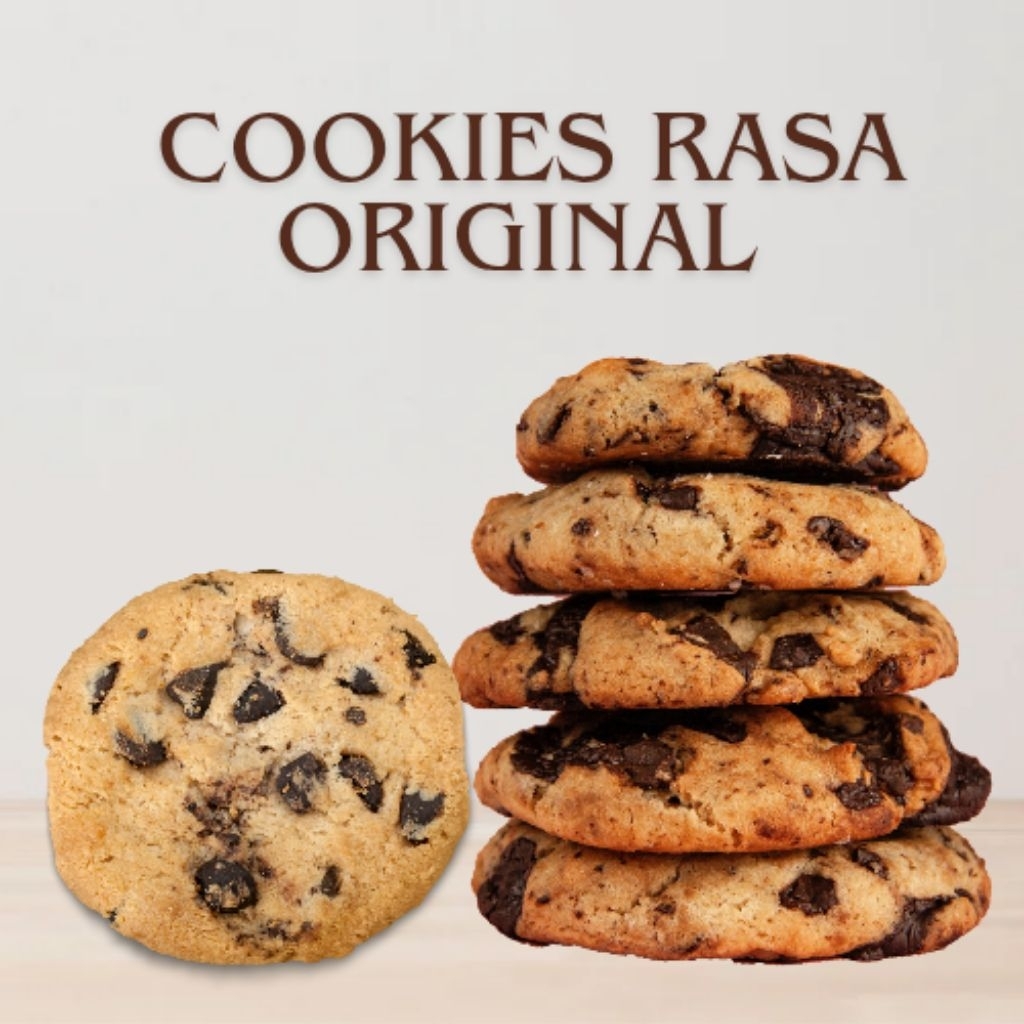 

Cookies Cokelat Chip Rasa Original - Manis, Renyah, Bikin Nagih!