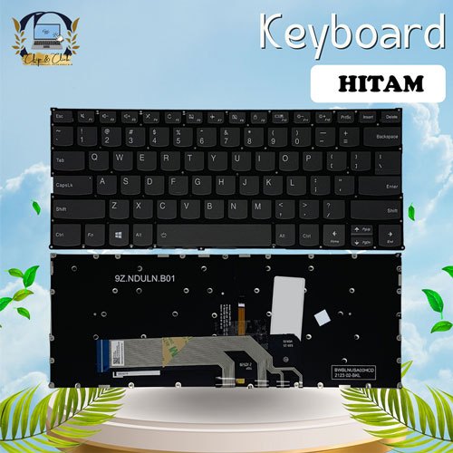 C340 Keyboard Laptop Ideapad C340-14IML C340-14API C340-14IWL Backlight BERGARANSI