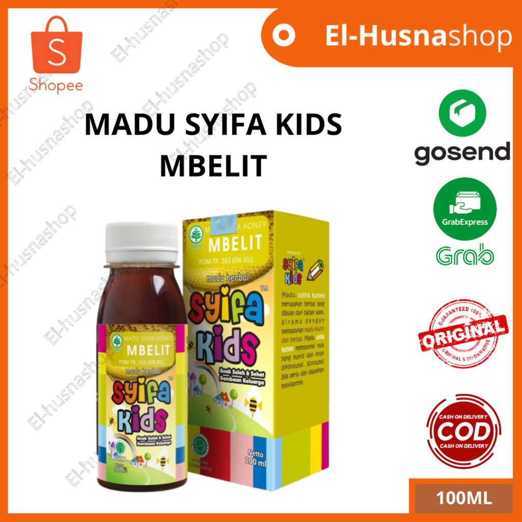 

Madu Syifa Kids Mbelit Madu Anak Atasi Susah BAB Sembelit 100ml Asli Original