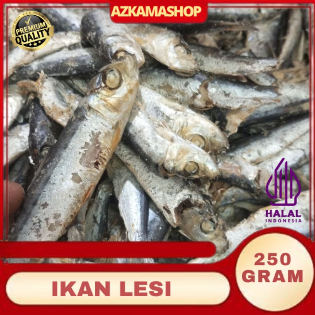 

Ikan Asin Lesi/sarden Gurih Lezat 250Gram