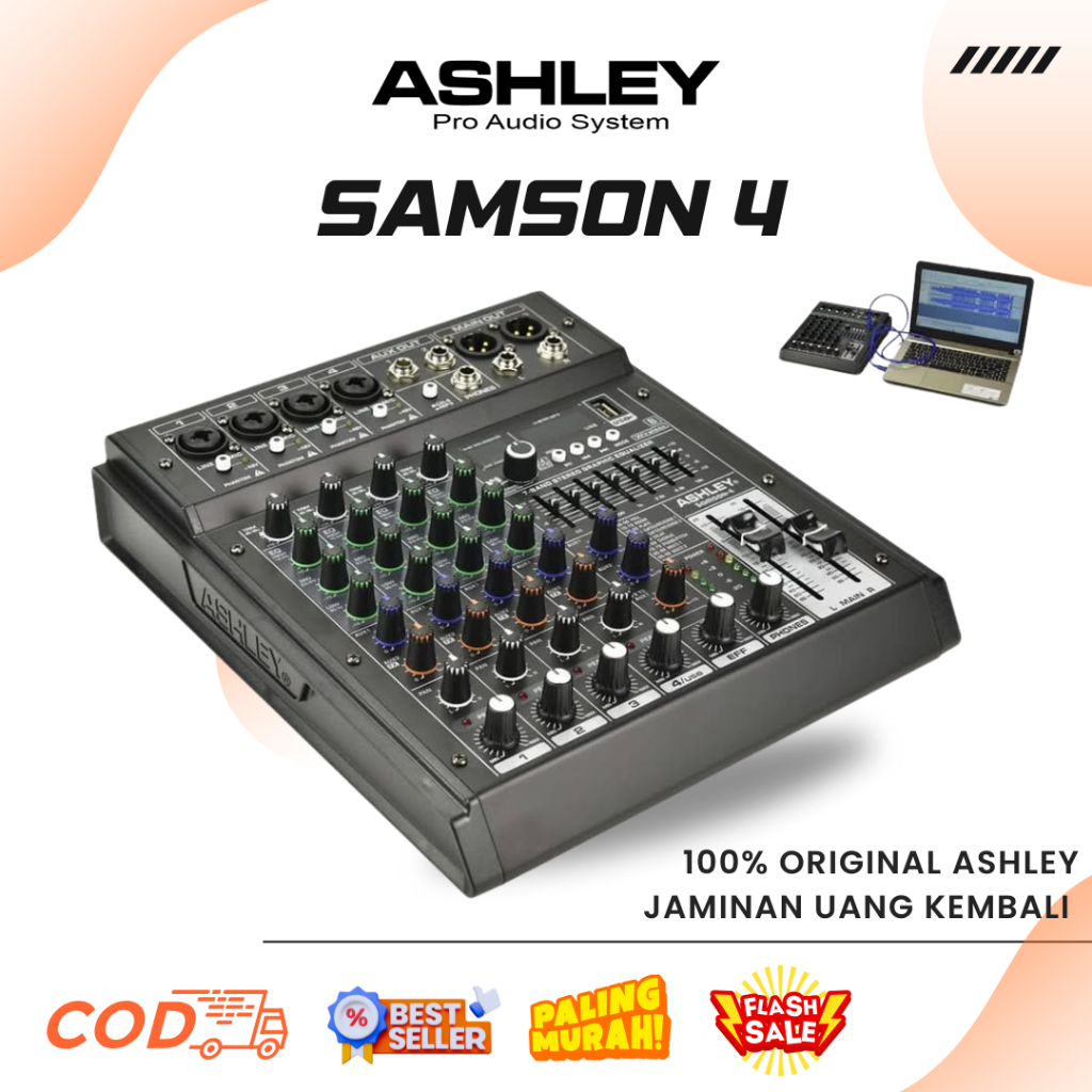 MIXER ASHLEY SAMSON 4 EFEK 99 DSP