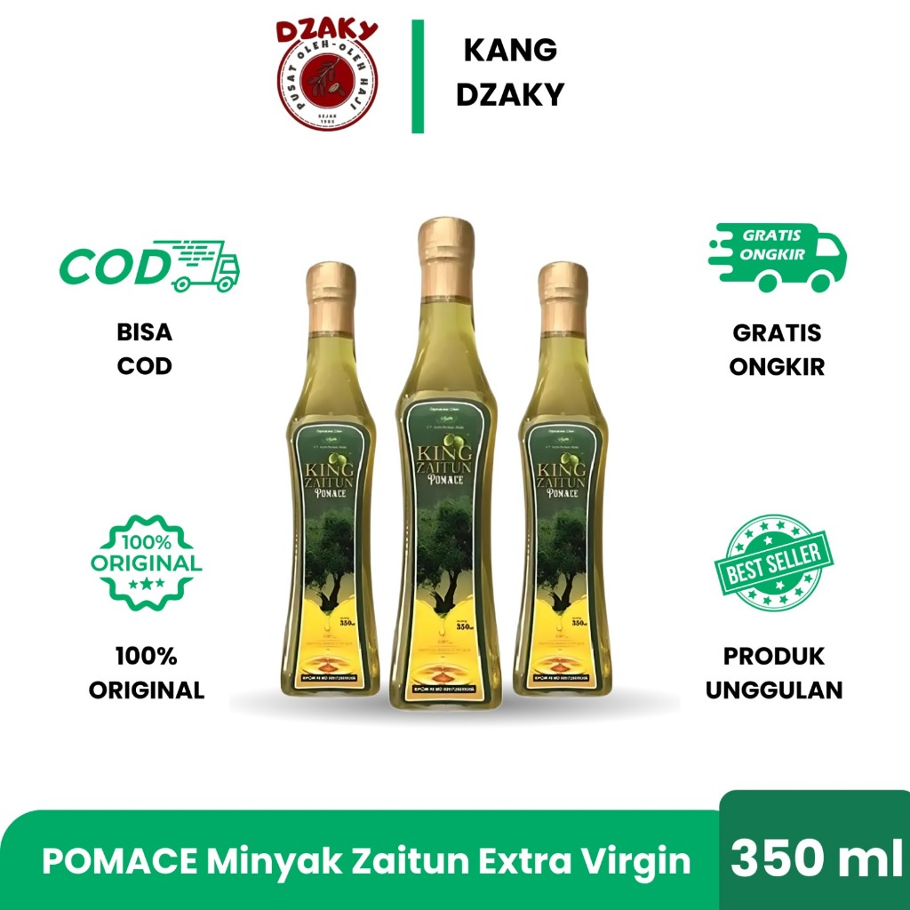 

POMACE Minyak Zaitun MURNI 100% Asli Murni Extra Virgin Untuk Rambut Wajah Muka Ibu Hamil