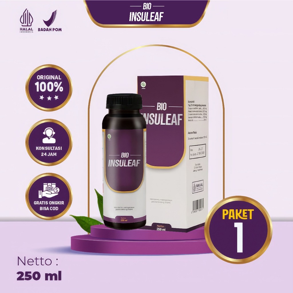 

Bio Insuleaf - Membantu Kendalikan Gula Darah Secara Alami