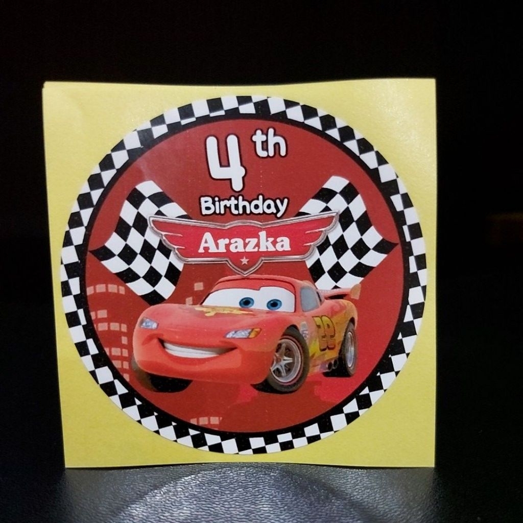 

Sticker Happy Birthday Stiker goodie bag ulang tahun uk diameter 8cm express 1 hari jadi bisa request tema