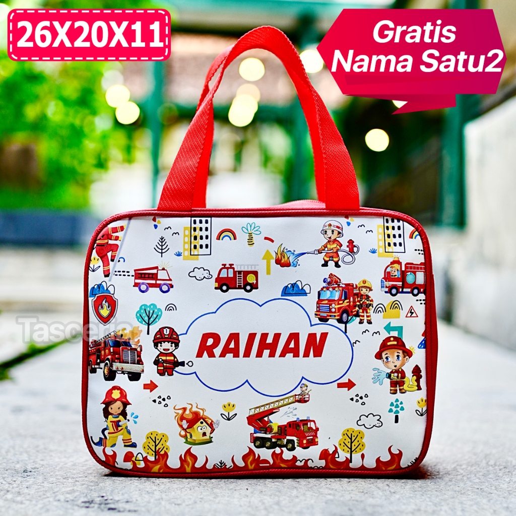 

Tas Hampers Ulang Tahun Anak Fire Fighter Pemadam Kebakaran Custom