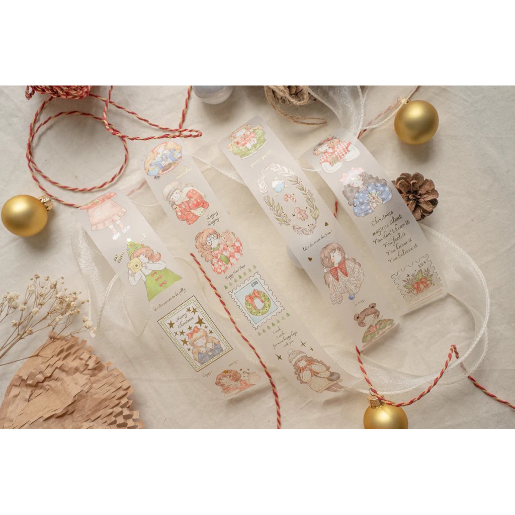 

Sho Little Happiness Merry Merry Gold Foil PET Tape Sample per loop