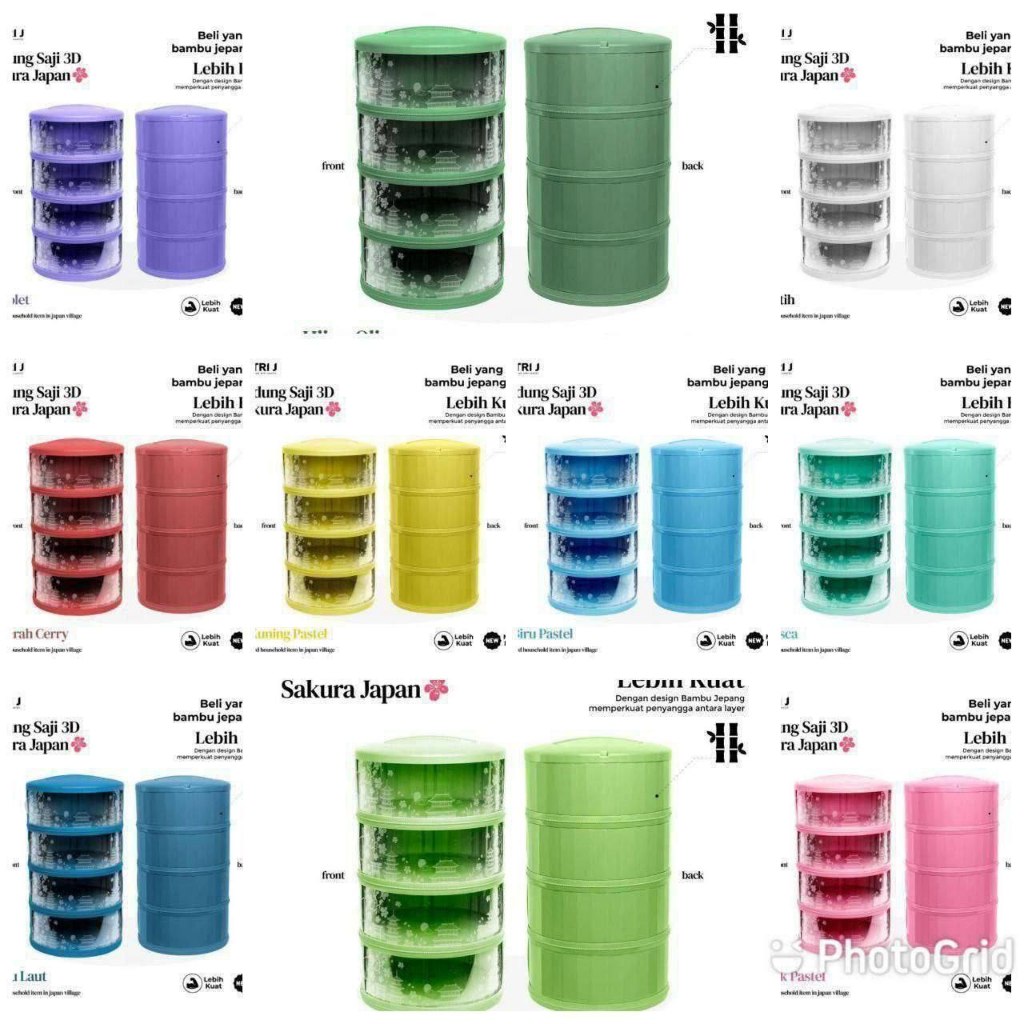 Tudung saji 4 susun / tudung saji susun/tudung saji serbaguna