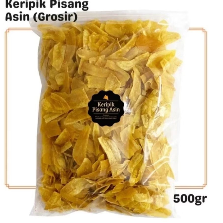 

Keripik pisang asin 500gr
