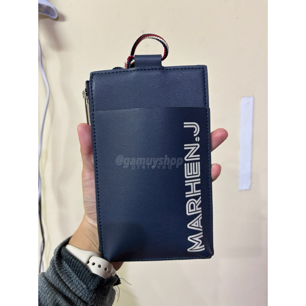 Marhen J lolly crossbody bag leather NAVY