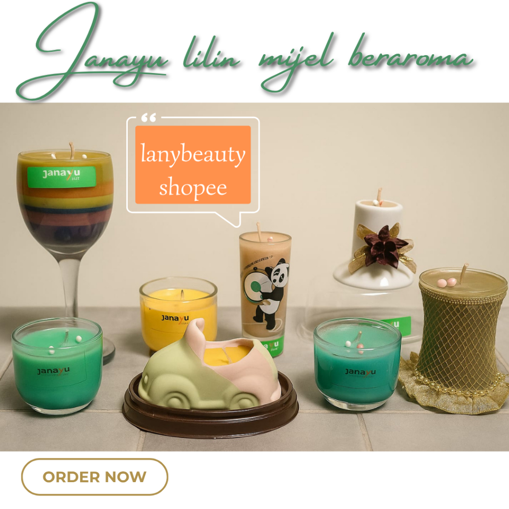 Janayu Lilin berAroma dari Minyak Jelantah –  | Eco-Friendly & Wangi Alami