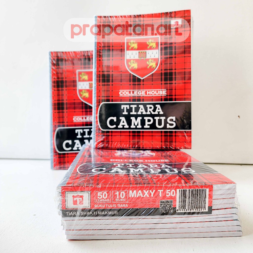 

TIARA Buku Tulis Sekolah 50 Lembar MAXYT50 18x25cm (10 BUKU)