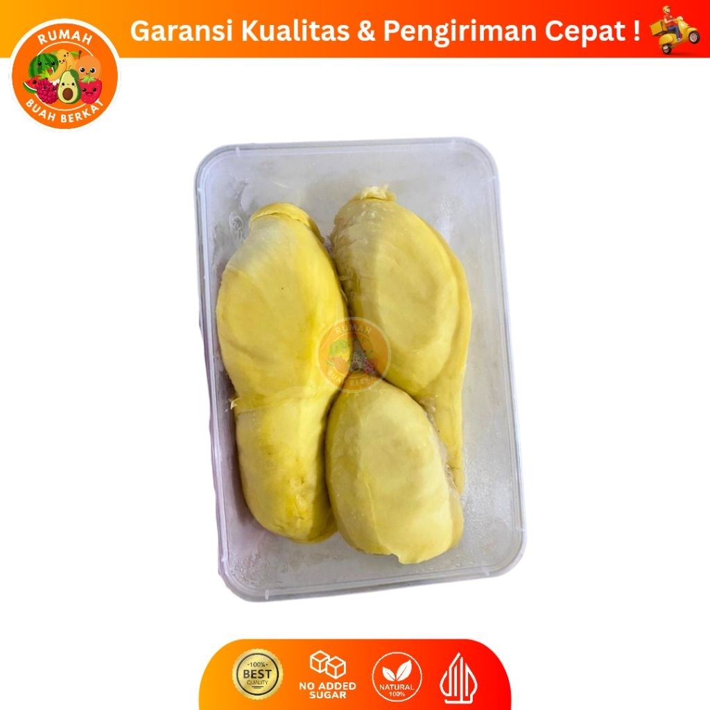 

Durian Montong Palu Sulawesi Grade AA / Durian Kupas Frozen Premium / Durian Montong Palu Daging Tebal Legit