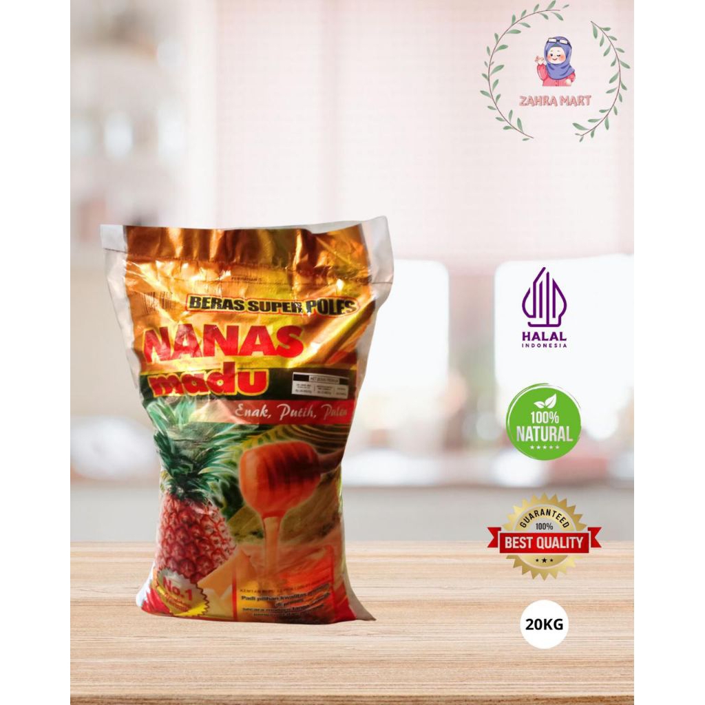 

Beras Nanas Madu 20Kg dan 1Krg Pulen Putih