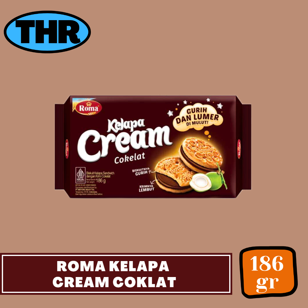 

Roma Biskuit Kelapa Cream Cokelat 186gr
