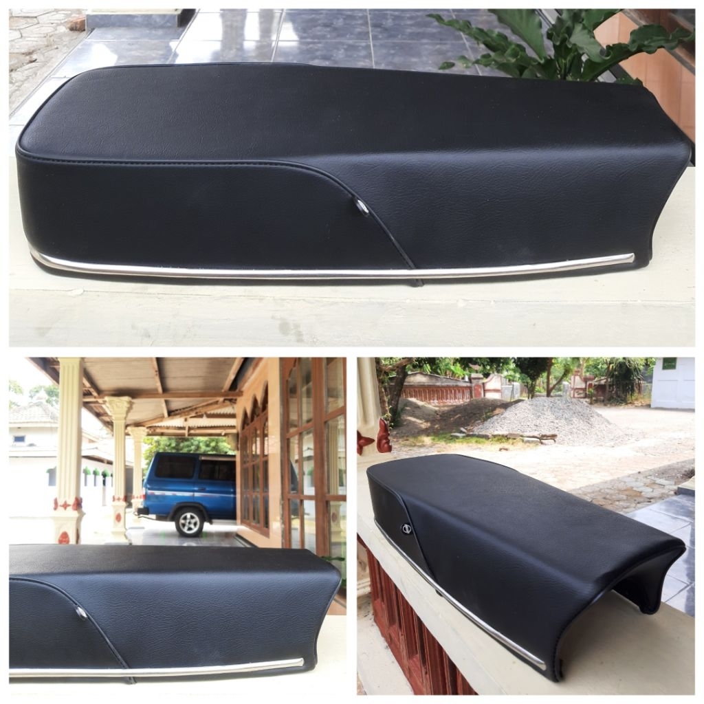 Jok Cb Kulit Mbtech Superior Plat Besi Galvanis Busa Anti Gembos Handmade Nganjuk