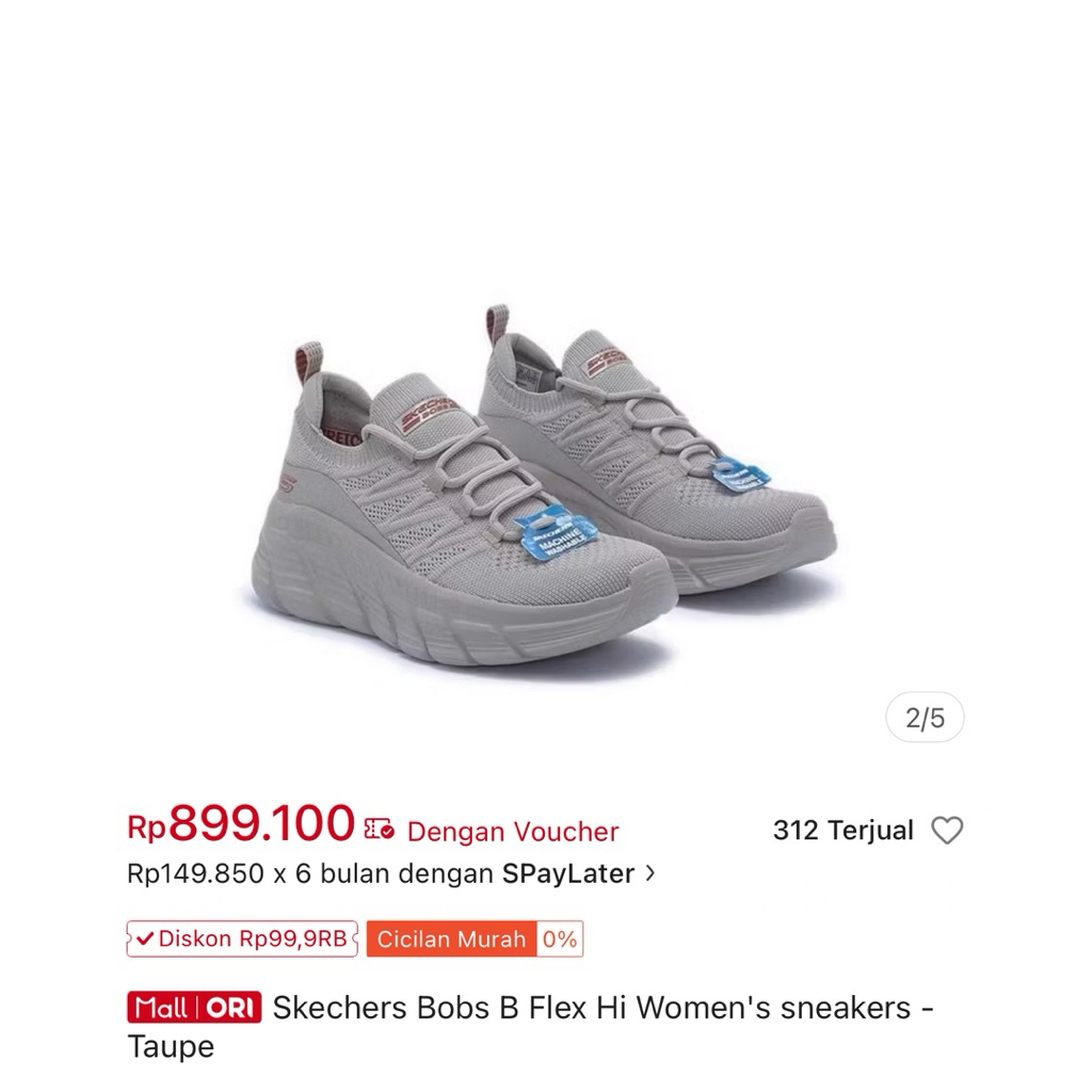 SEPATU SKECHERS  BOBS B FLEX WOMEN