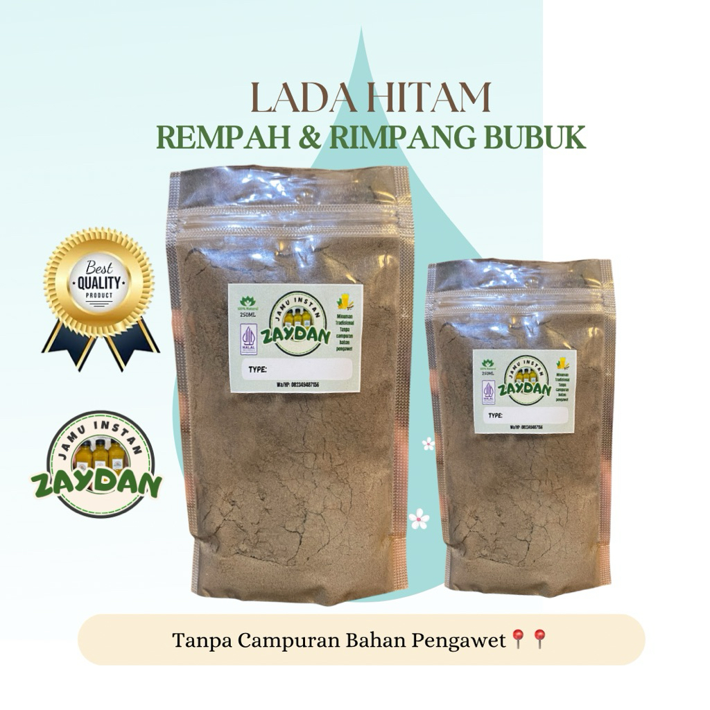 

Lada Hitam Bubuk original 50gr