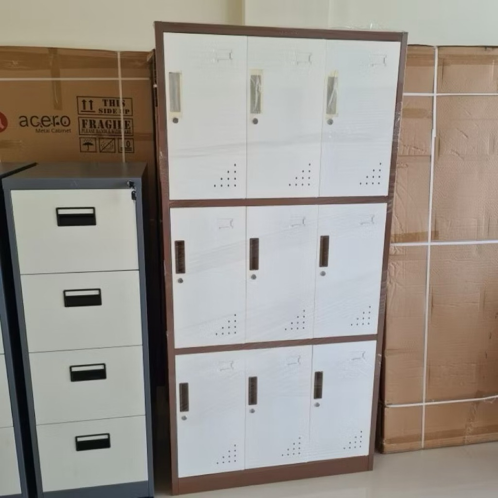 LEMARI LOKER BESI 9 PINTU