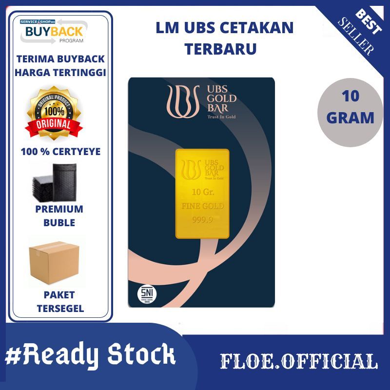 LM EMAS UBS 10 Gram, LOGAM MULIA TERBARU