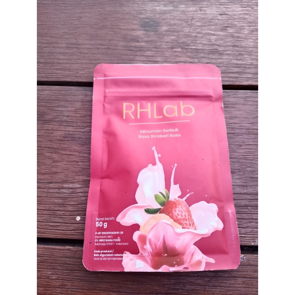 

RHLab Minuman serbuk rasa stroberi susu