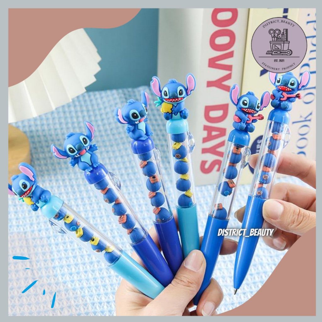 

PULPEN GEL COOL PARTY STITCH BIRU BLUE GEL PEN PREMIUM STITCH LILO SERIES LUCU TERMURAH PULPEN BOLA BOLA STITCH LUCU