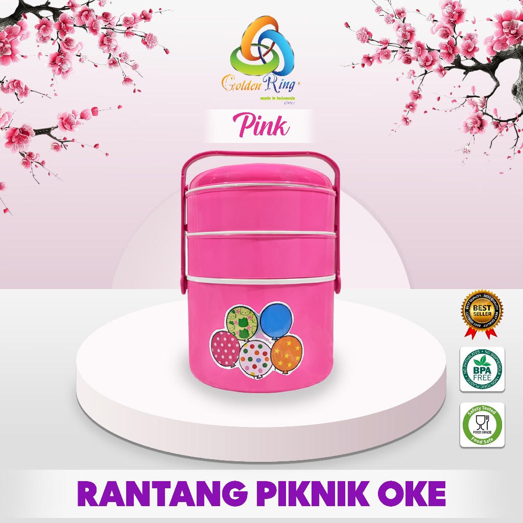 Hot Product Rantang Piknik Oke / Rantang Susun / Rantang Besar Rantang Piknik / Rantang Serbaguna