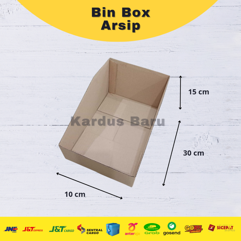 

Bin Box | Dus Arsip 30x10x15 cm | Box Arsip Dokumen | Dus Produk