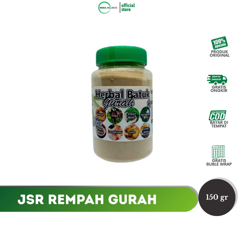 

JSR REMPAH GURAH HERBAL – bantu atasi batuk flu & radang | cocok untuk sinusitis & panas dalam | herbal gurah menahun