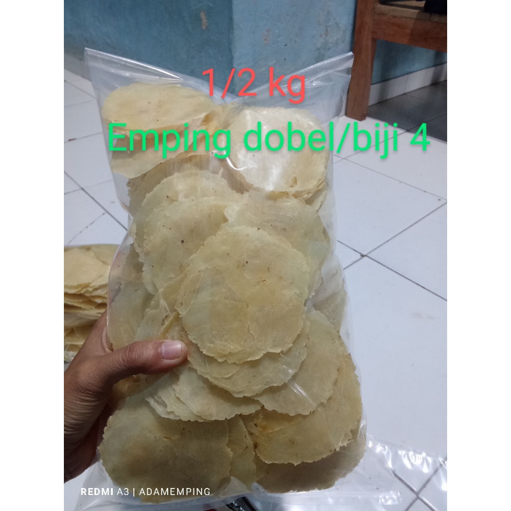 

emping dobel atau melinjo biji 4,