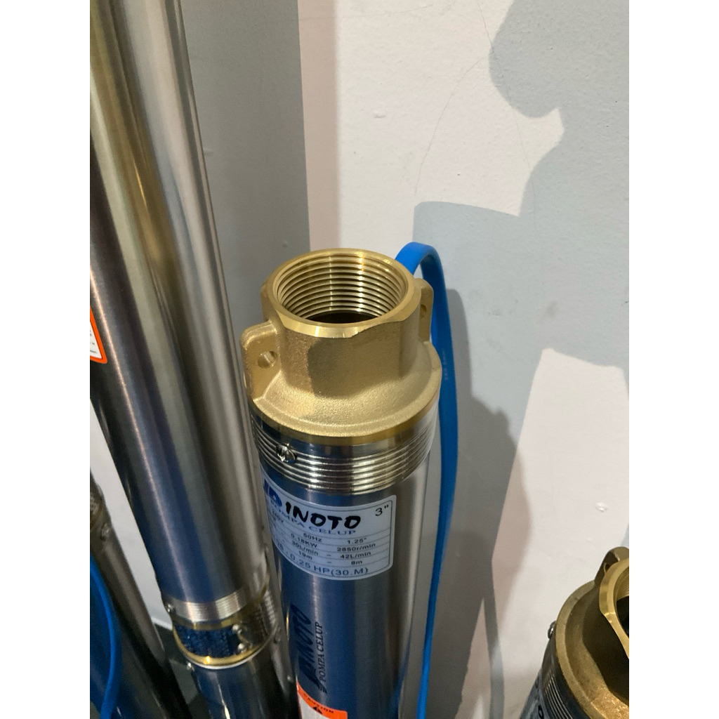 Sunbloom Pompa Celup Inoto Submersible Sible 3In 3" + Control Box + Kabel 0.25Hp 0.33Hp 0.5Hp 0.75Hp