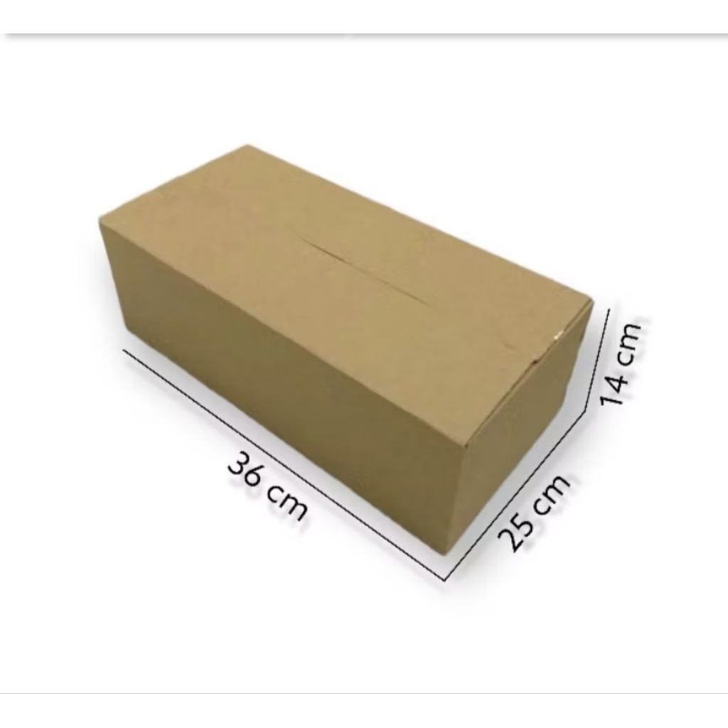 

KARDUS/KARTON/BOX UK. 36x25x14 CM single wall model indomie