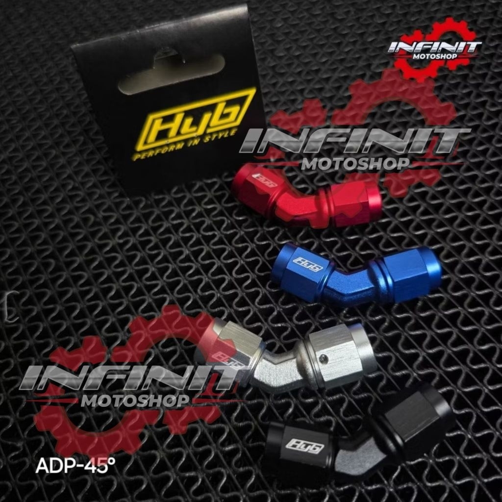 HYB FITING SELANG REM DRAT TO DRAT 45°