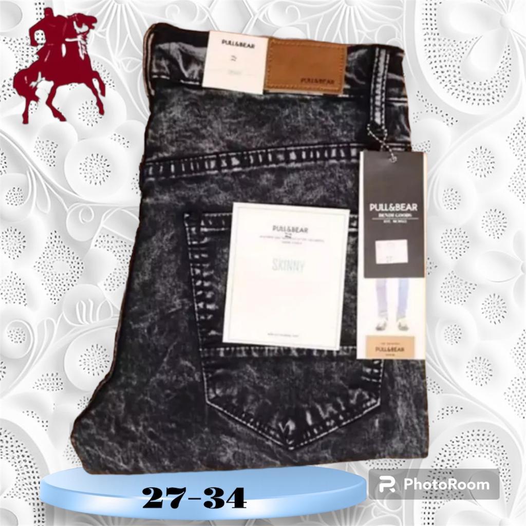 Celana jeans Pria Pull & Bear / Celana Pensil Pria Branded ( Skinny )