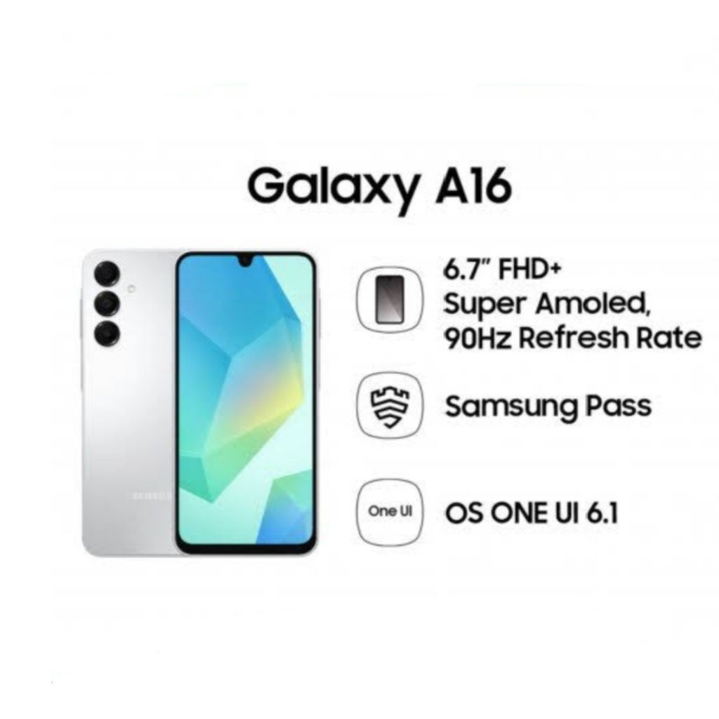 HP SAMSUNG GALAXY A16 8/128 GB - SAMSUNG A16 RAM 8GB ROM 128GB RESMI