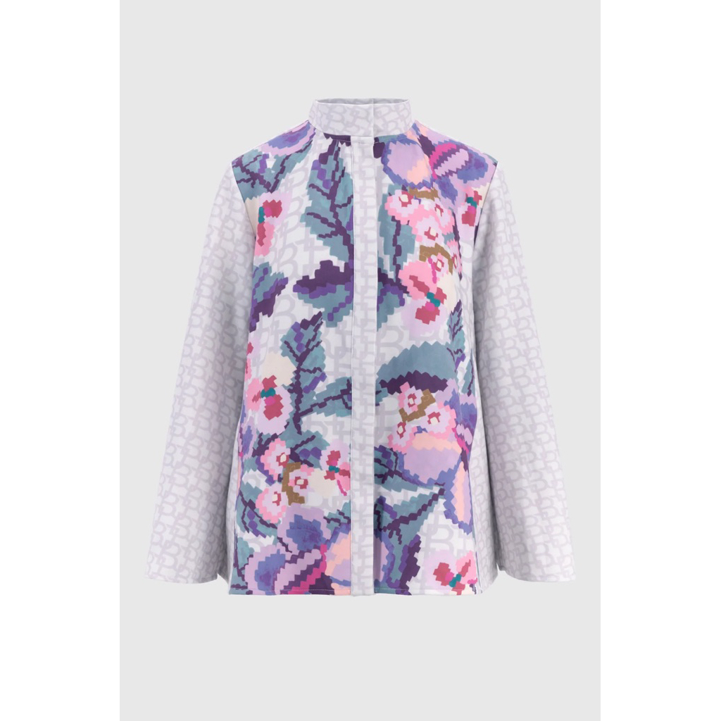 Benang Jarum Eclora Shirt - Lavender New Bj monogram