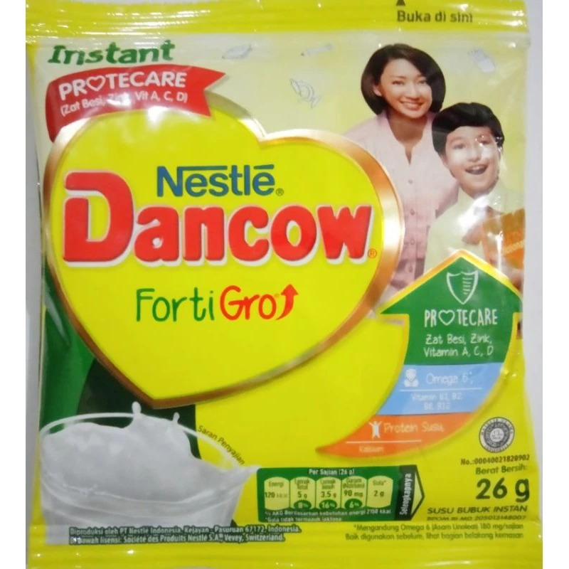 

Susu Dancow Instant Putih 1 SACHET 26gr