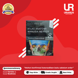 ATLAS ANATOMI MANUSIA NETTER EDISI 8 - UR - 100% ORIGINAL