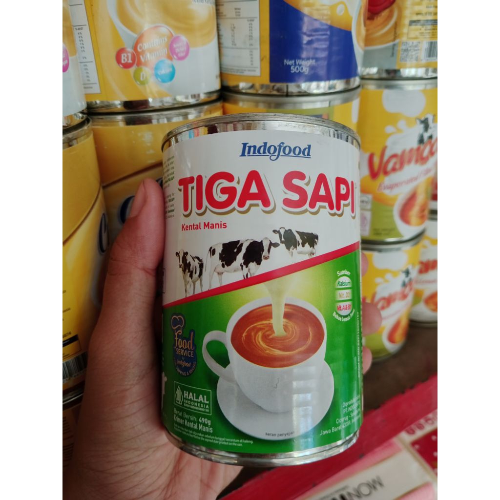 

susu kental manis tiga sapi 490gr