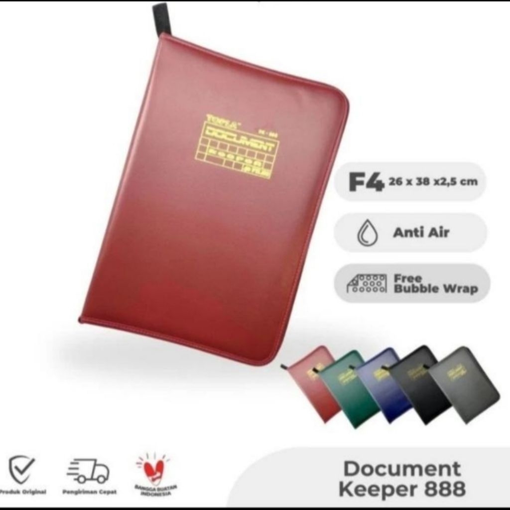 

Topla Dokumen Keeper Folio isi 20 File/map ijazah Clear Holder