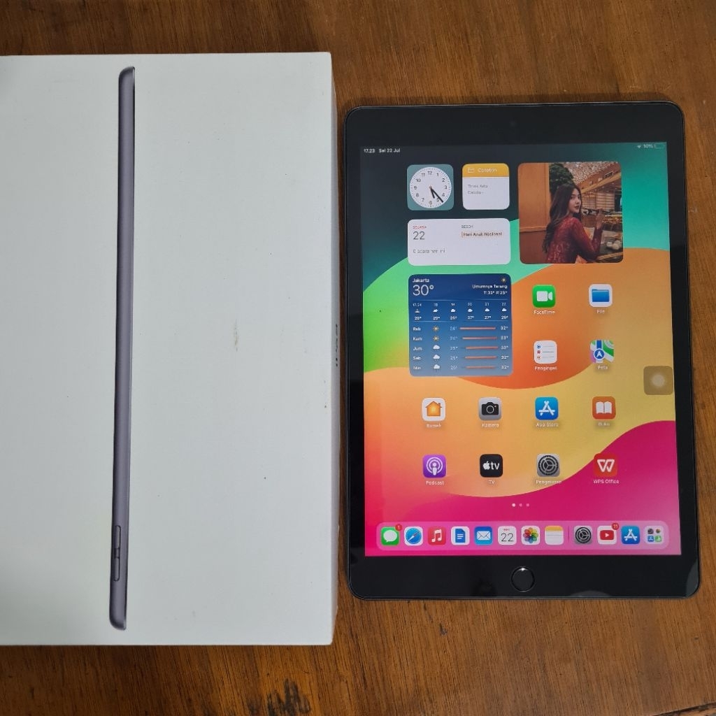 Ipad Gen 9 64gb Wifi Ibox Second Mulus Lengkap Nominus