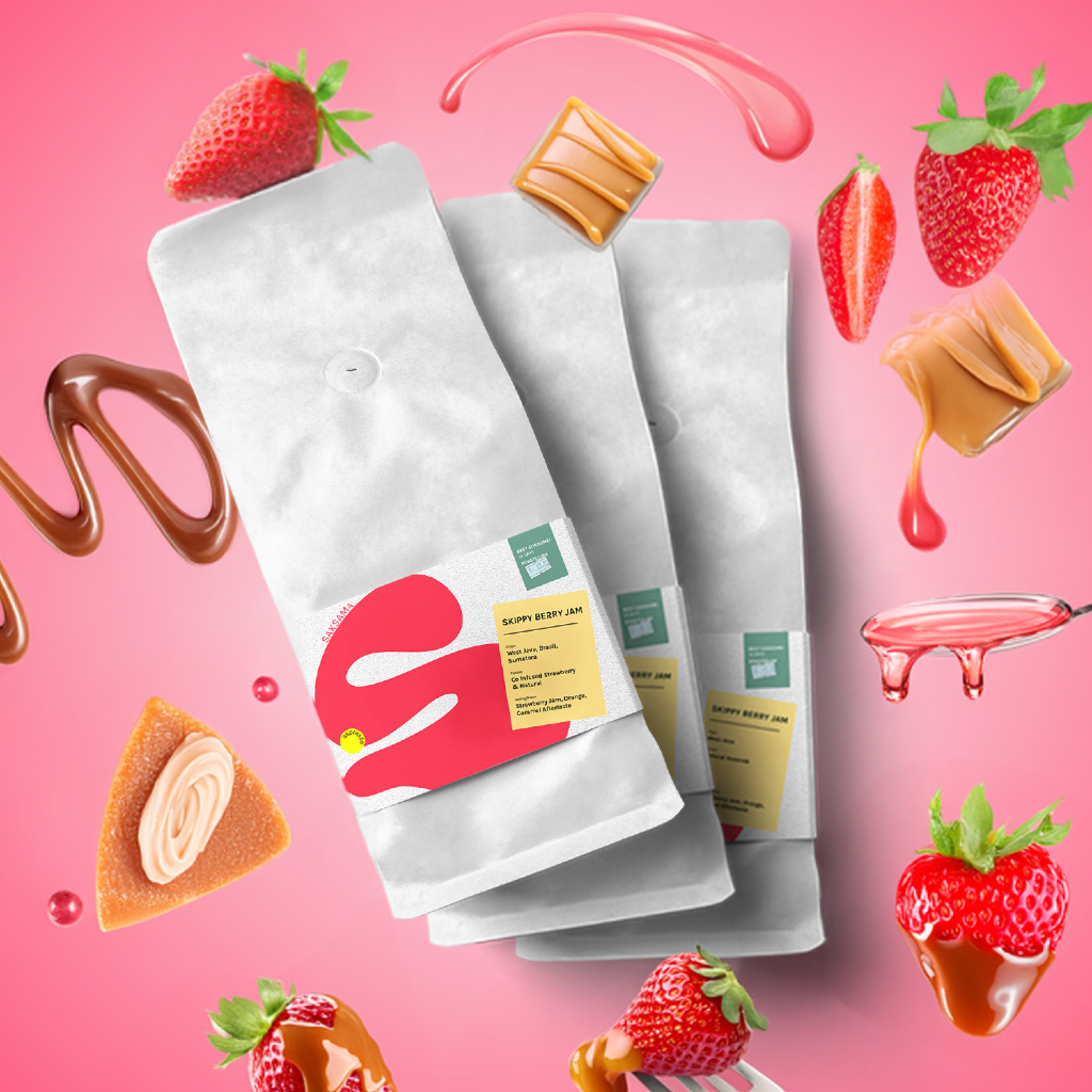 

Biji Kopi Arabika Espresso Blend Infused Series Strawberry