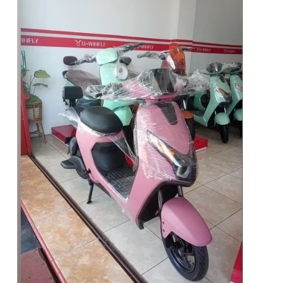 SEPEDA LISTRIK UWINFLY D65 PINK ORIGINAL