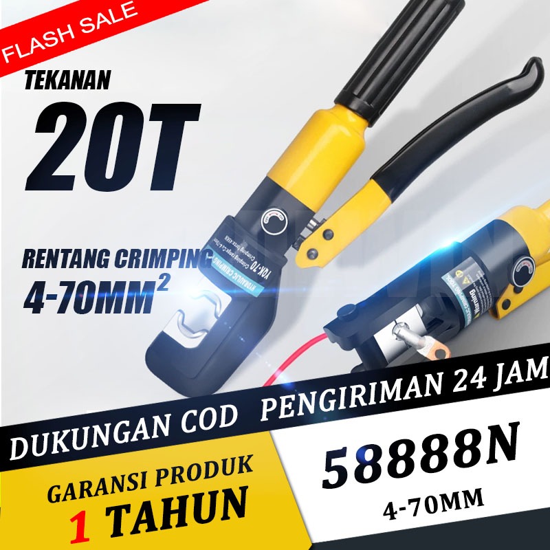 DEWIN tang skun kabel tang crimping tang press skun hidrolik tang skun crimping tool tang kabel