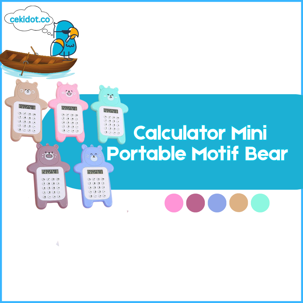 

Cekidot HL0644 Calculator Mini Portable Motif Bear Kalkulator Portable Mini Beruang Kalkulator Unik Kalkulator 8 Digit Mini Portable Kalkulator Beruang Tombol Karet Y1789