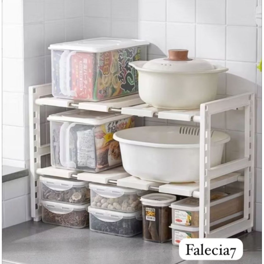 RAK PANCI DI BAWAH WASTAFEL CUCI PIRING RAK TEMPAT KUALI TEFLON PERALATAN MASAK DAPUR / Rak panci di